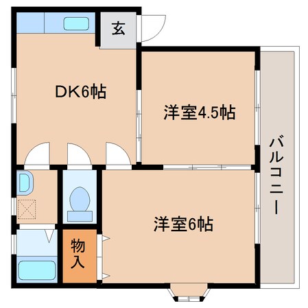 入江岡駅 徒歩1分 2階の物件間取画像